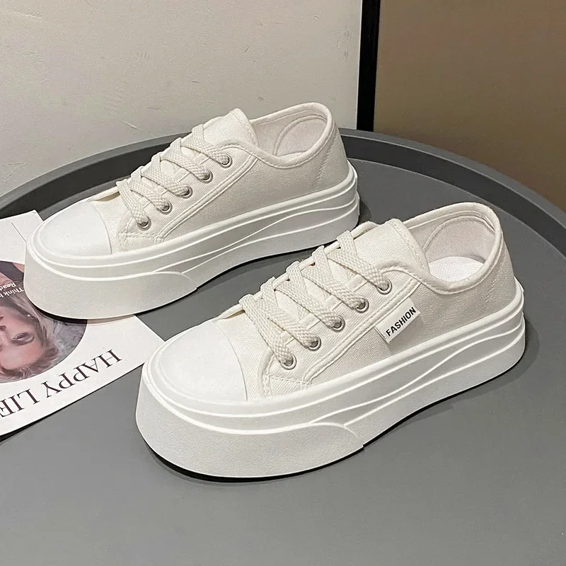 Canva Women's Versatile Popular White Shoes 2024 New Spring Autumn Thick Base Lightweight Breathable Casual Shoe for Woman
Canva Women's Versatile Popular White Shoes 2024 New Spring Autumn Thick Base Lightweight Breathable Casual Shoe for Woman