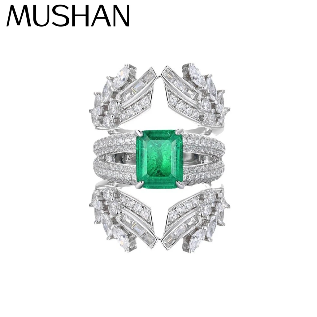 MuShan Luxury Jewelry 925 Sterling Silver Ring Lab Grown Ruby Radiant Elegant Ring for Women 18K Gold Plated Anniversary Rings
MuShan Luxury Jewelry 925 Sterling Silver Ring Lab Grown Ruby Radiant Elegant Ring for Women 18K Gold Plated Anniversary Rings