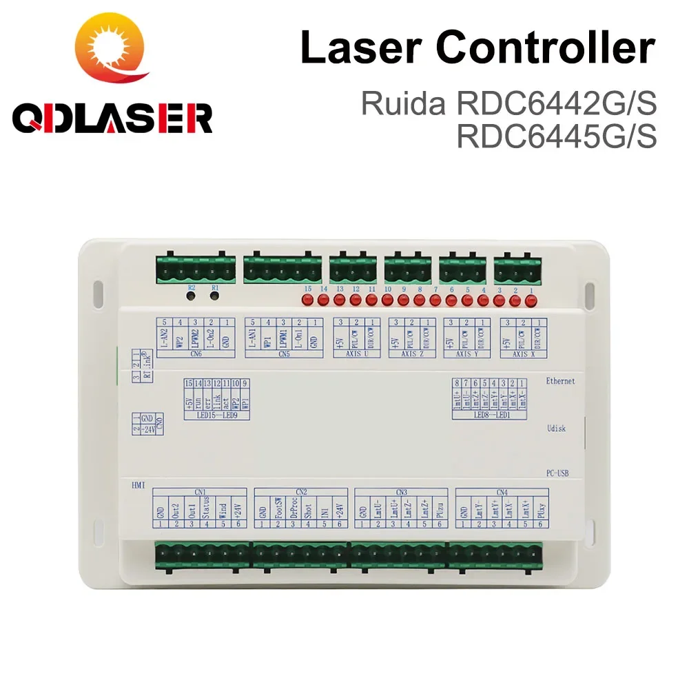 QDLASER Ruida Controller Mainboard for Ruida RD6445G RDC6442G RDC6442S for Laser Engraving Cutting Machine RDC 6442 6442G 6442S
QDLASER Ruida Controller Mainboard for Ruida RD6445G RDC6442G RDC6442S for Laser Engraving Cutting Machine RDC 6442 6442G 6442S
