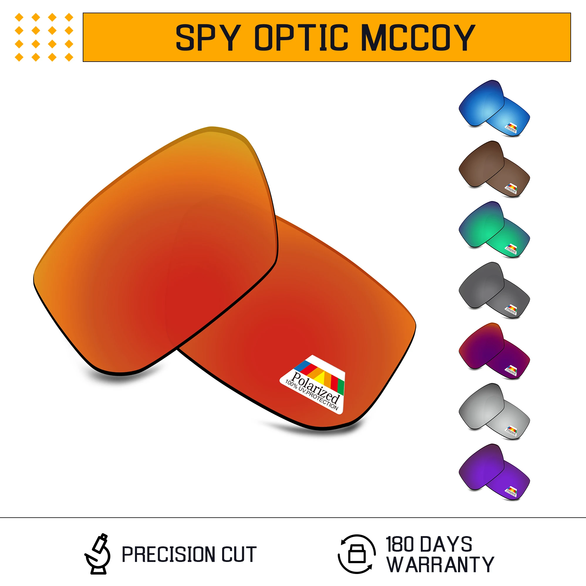 Bwake Polarized Replacement Lenses for-Spy Optic MCCOY Sunglasses Frame - Multiple Options
Bwake Polarized Replacement Lenses for-Spy Optic MCCOY Sunglasses Frame - Multiple Options