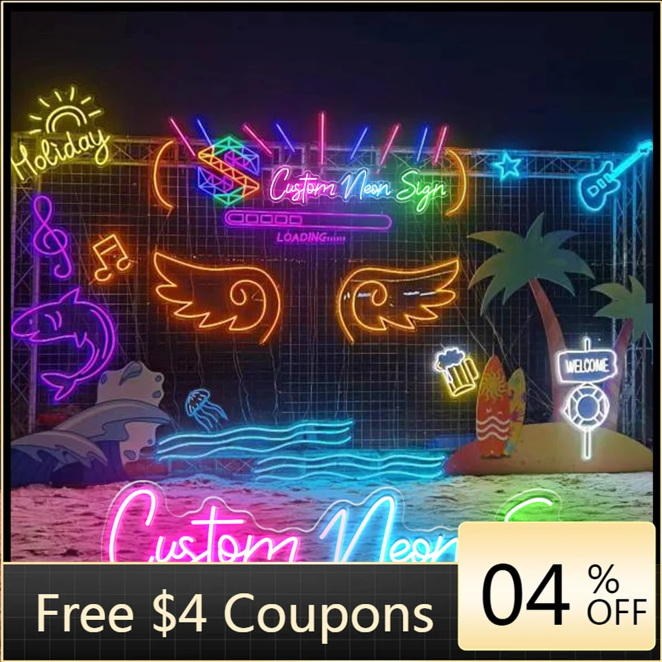 STLF NO MOQ Dropshipping Neon Sign Custom logo Neon Party Supplies
STLF NO MOQ Dropshipping Neon Sign Custom logo Neon Party Supplies