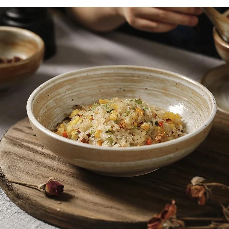 stoneware rice noodle tableware restaurant bowls ceramic Table setting
stoneware rice noodle tableware restaurant bowls ceramic Table setting