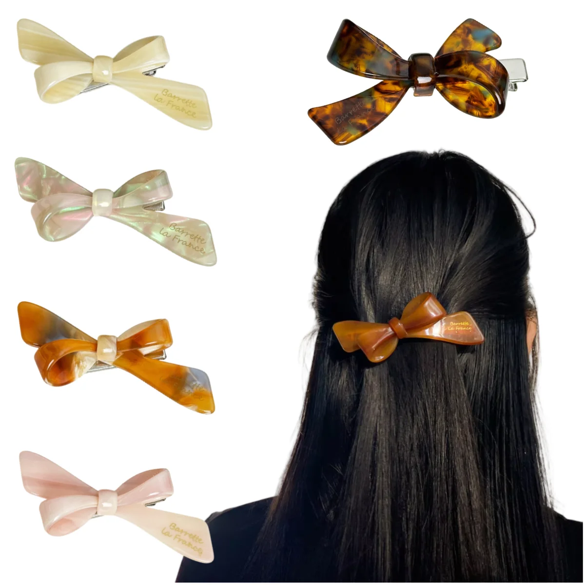 Dowell Korean Style Bow Acetate Hairpin Slip Clip Stylish Women's Hair Accessories
Dowell Korean Style Bow Acetate Hairpin Slip Clip Stylish Women's Hair Accessories
