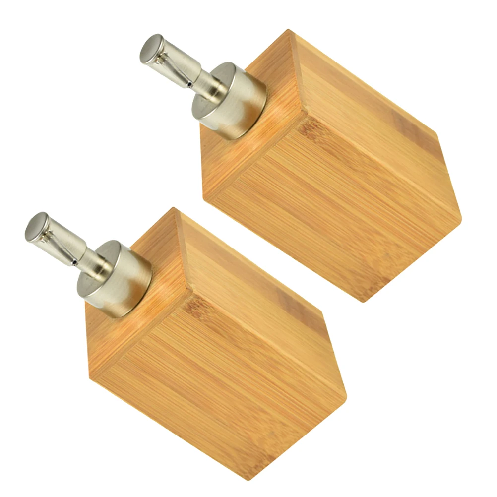 2 pcs Bamboo Soap Dispensers Squeeze Bottle Hand Shampoo Pump Refillable Bathroom Travel Outdoor Storage Home Office
2 pcs Bamboo Soap Dispensers Squeeze Bottle Hand Shampoo Pump Refillable Bathroom Travel Outdoor Storage Home Office
