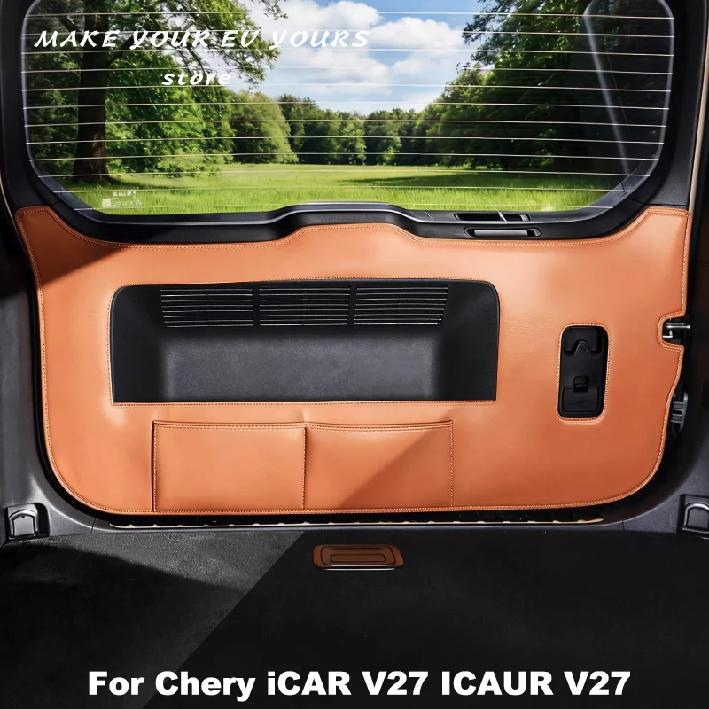 Для Chery iCAR V27 ICAUR V27 2026: Кожаный защитный коврик для багажника, предотвращающий царапины и загрязнения, аксессуары для защиты.
Для Chery iCAR V27 ICAUR V27 2026: Кожаный защитный коврик для багажника, предотвращающий царапины и загрязнения, аксессуары для защиты.