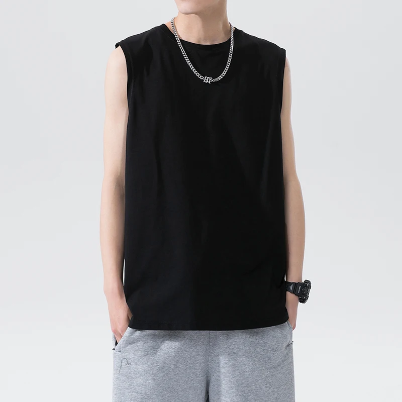 2023 New 100% Cotton Men's Sleeveless T Shirt Summer Fashion Solid O Neck Sleeveless Vests Cotton Casual Loose Street Top Tees
2023 New 100% Cotton Men's Sleeveless T Shirt Summer Fashion Solid O Neck Sleeveless Vests Cotton Casual Loose Street Top Tees
