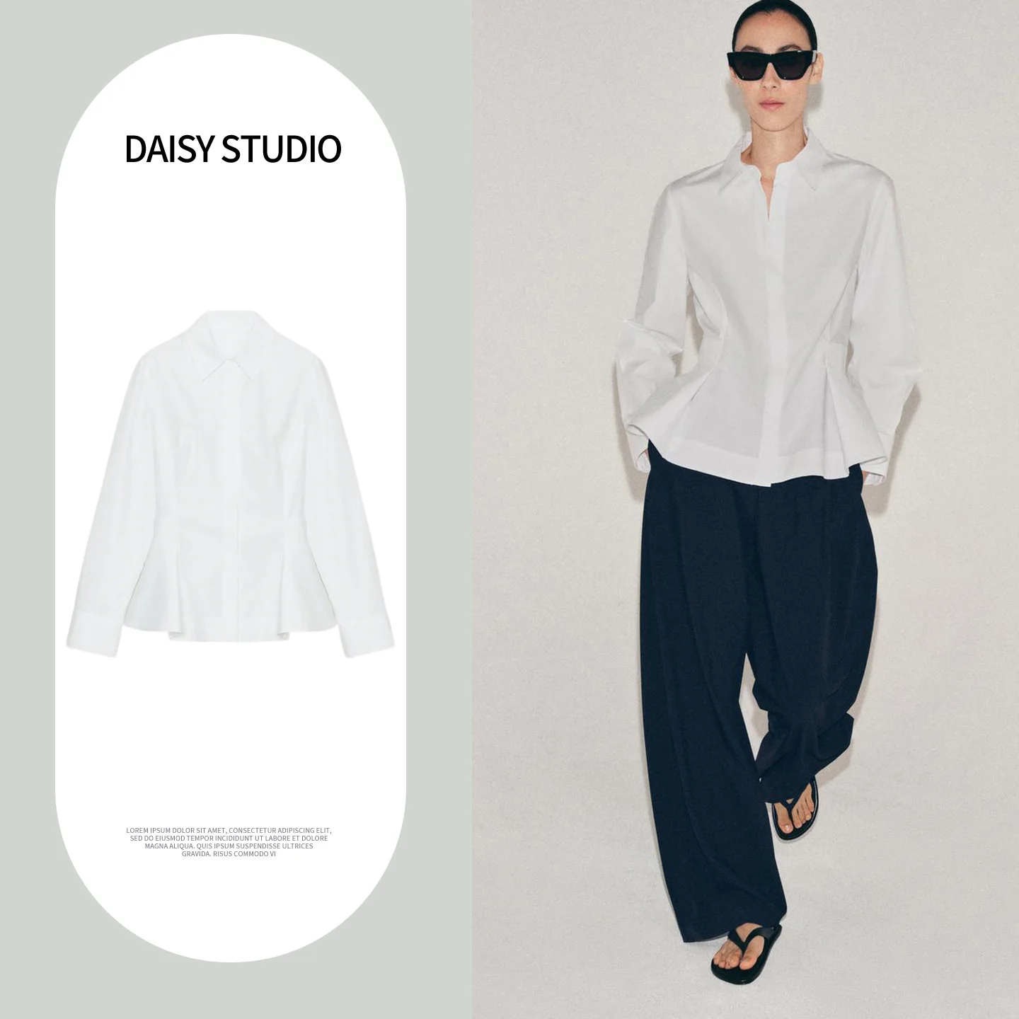 Spring New Women's Commuter Style Long Sleeve Turn-down Collar Nine-point Short Skirt Style Shirts Loose Fit Polyester Fiber
Spring New Women's Commuter Style Long Sleeve Turn-down Collar Nine-point Short Skirt Style Shirts Loose Fit Polyester Fiber