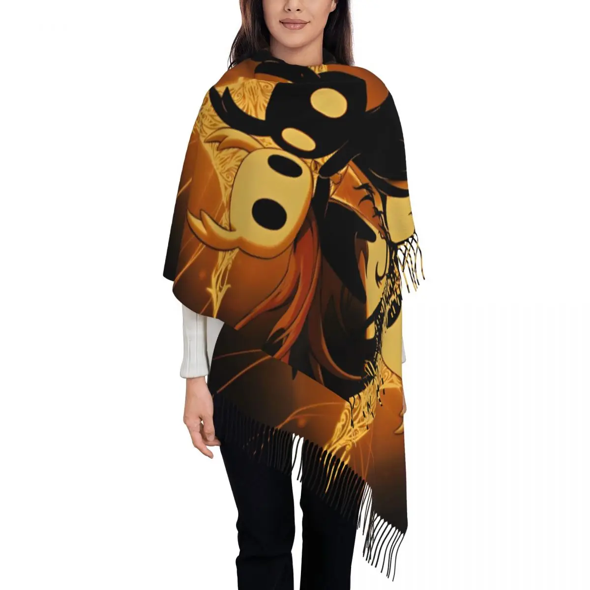 Полый рыцарский шарф для женщин, теплые зимние шали из пашмины, эстетика экшн-приключения, длинные шарфы с кисточкой для женщин
Полый рыцарский шарф для женщин, теплые зимние шали из пашмины, эстетика экшн-приключения, длинные шарфы с кисточкой для женщин