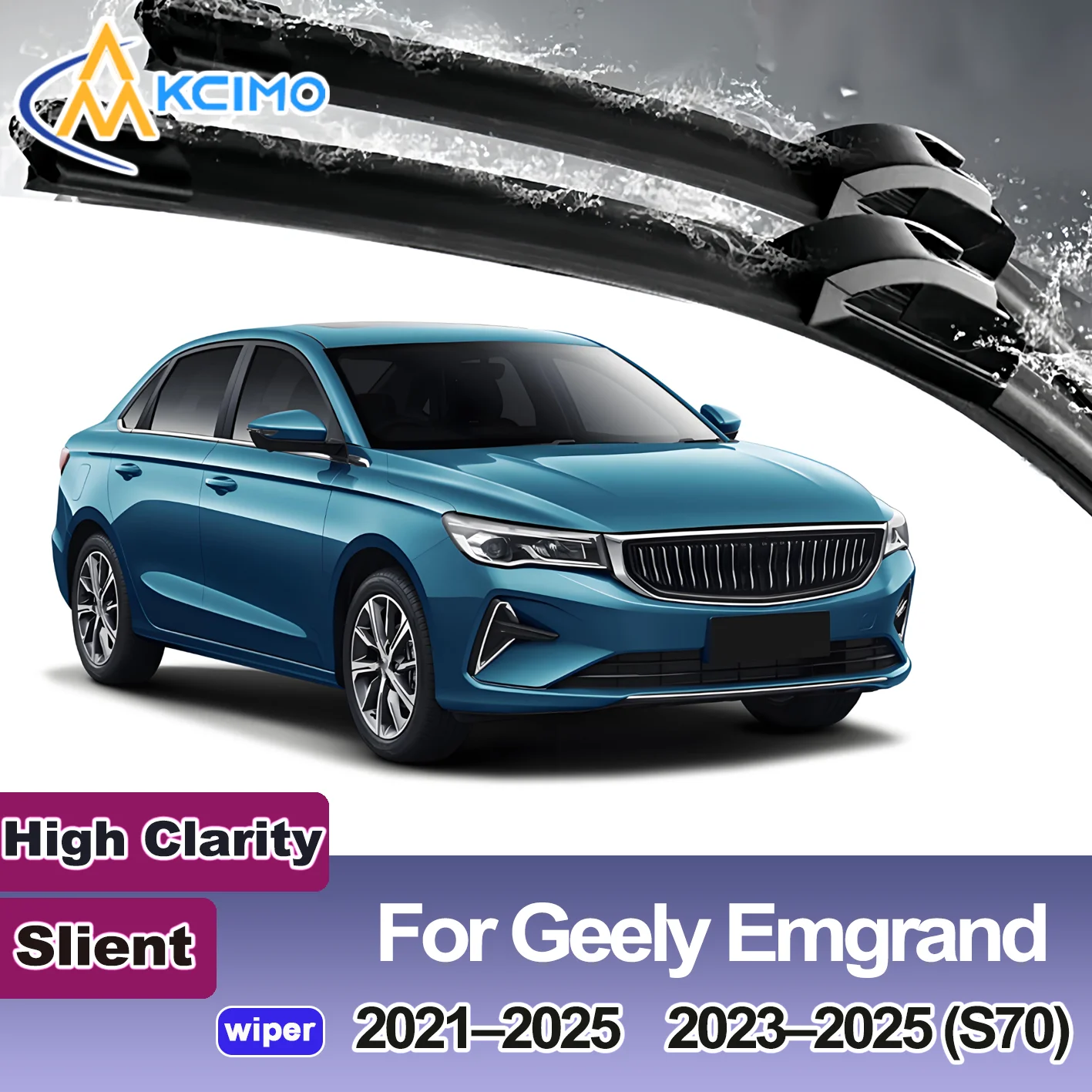 2PCS New Wiper Blades for Geely Emgrand 2021-2025 2023-2025 (S70) Proton S70 (Malaysia) BelGee S50 (Belarus) Front Windshield
2PCS New Wiper Blades for Geely Emgrand 2021-2025 2023-2025 (S70) Proton S70 (Malaysia) BelGee S50 (Belarus) Front Windshield