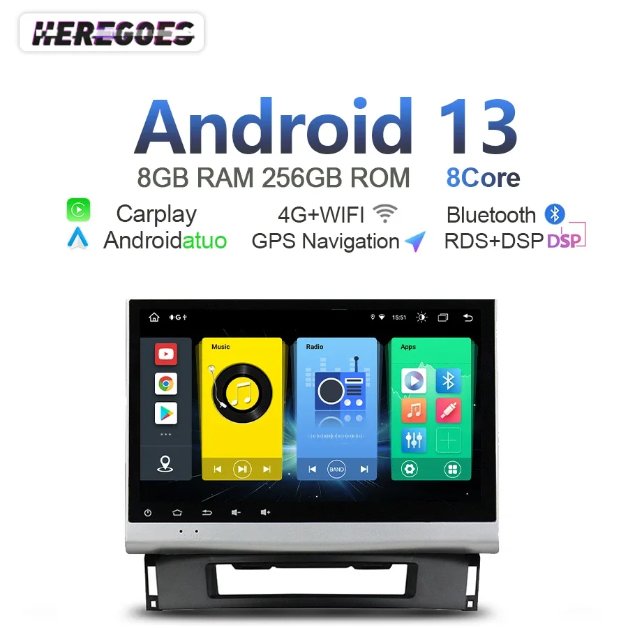 CarPlay Auto Android 13 8 + 256G автомобильный проигрыватель с радио и GPS Navi Wifi Bluetooth для Buick Excelle 2 2009-2015 для Opel Astra J 2009-2017
CarPlay Auto Android 13 8 + 256G автомобильный проигрыватель с радио и GPS Navi Wifi Bluetooth для Buick Excelle 2 2009-2015 для Opel Astra J 2009-2017