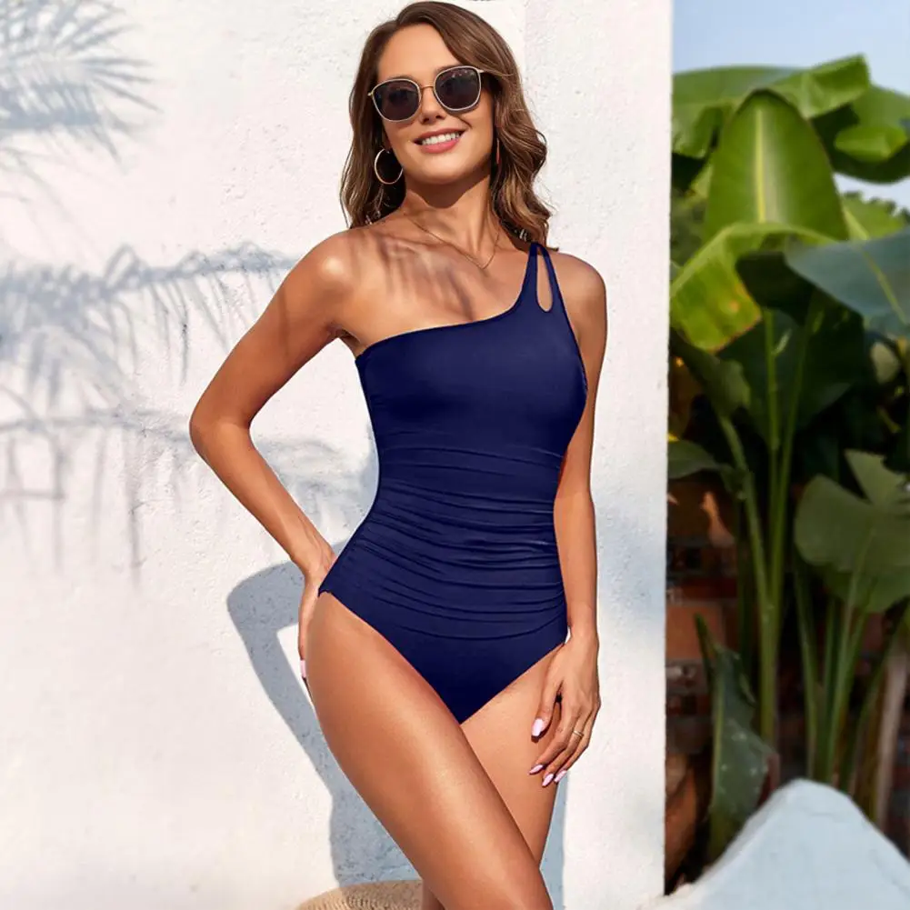 Women's Yoga Bodysuit Sleeveless Solid Color Sexy Fitness Workout Breathable One Shoulder Sport Tight Jumpsuit
Women's Yoga Bodysuit Sleeveless Solid Color Sexy Fitness Workout Breathable One Shoulder Sport Tight Jumpsuit