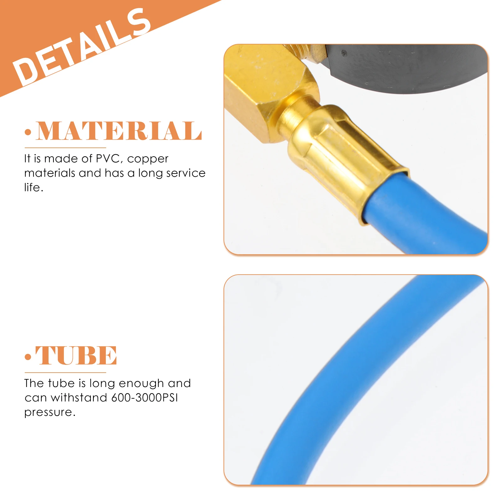 1 Set Pvc Copper Refrigerant Charging Hose 600-3000Psi Conditioning Recharge Filling Tool Car Supply R134A Charge Tube
1 Set Pvc Copper Refrigerant Charging Hose 600-3000Psi Conditioning Recharge Filling Tool Car Supply R134A Charge Tube