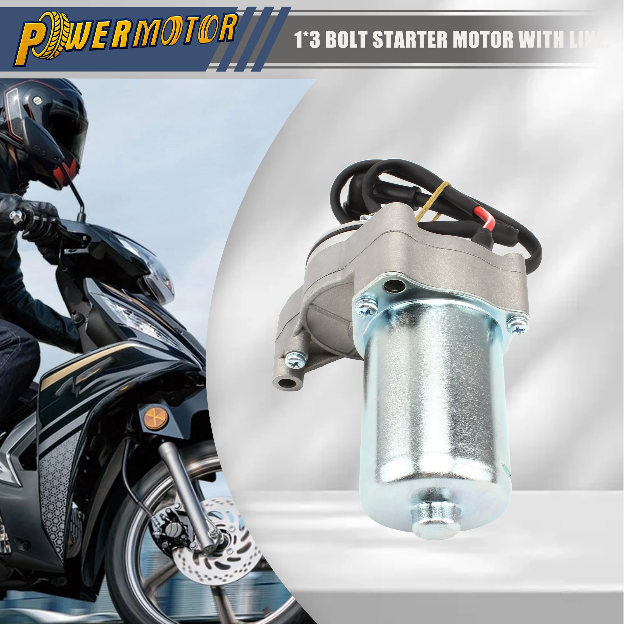 Universal ATV Motorcycle Starter Motor With Line For 110cc 4-Stroke Engine Coolster Motor Pit Dirt Bike Replacement Accessories
Universal ATV Motorcycle Starter Motor With Line For 110cc 4-Stroke Engine Coolster Motor Pit Dirt Bike Replacement Accessories