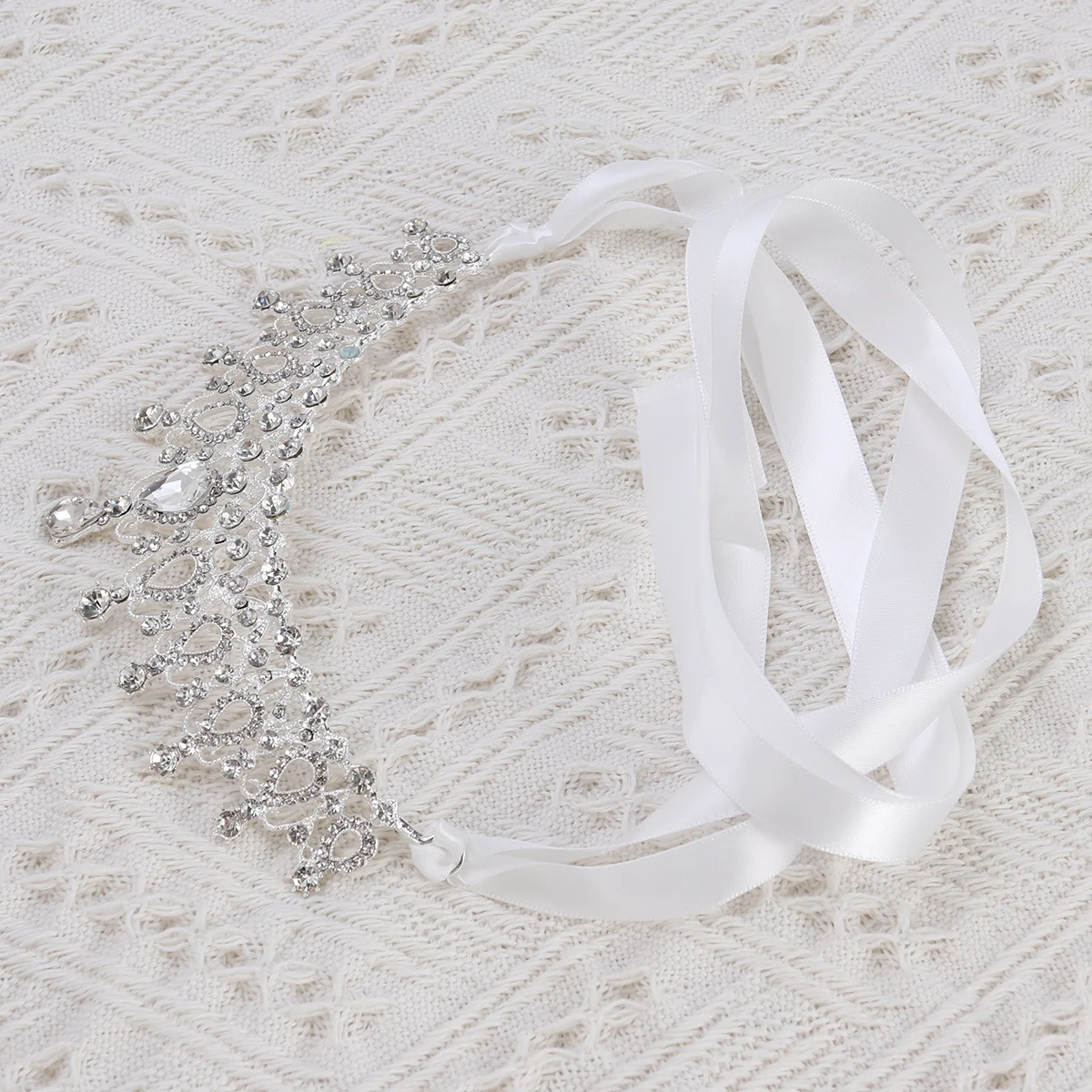 Pearl Rhinestone Crown Hairband 14x6 2CM White Crystal Teardrop Decor Bridal Wedding Party Accessories Floral Hairband
Pearl Rhinestone Crown Hairband 14x6 2CM White Crystal Teardrop Decor Bridal Wedding Party Accessories Floral Hairband