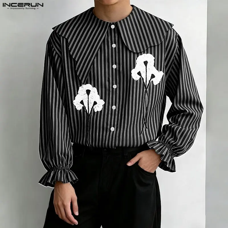 INCERUN Men Shirt Asymmetric Collar Lapel Long Sleeve Striped Printing Casual Men Clothing Streetwear Loose 2026 Fashion Tops
INCERUN Men Shirt Asymmetric Collar Lapel Long Sleeve Striped Printing Casual Men Clothing Streetwear Loose 2026 Fashion Tops