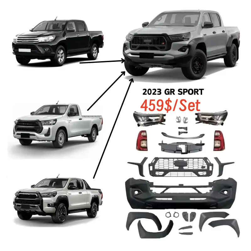 STLFHigh qualityNew Upgrade Body Kits for for Hilux Revo Rocco2015-2020Converse to GR Sport2023 2024Body Kit Bumper Headlights B
STLFHigh qualityNew Upgrade Body Kits for for Hilux Revo Rocco2015-2020Converse to GR Sport2023 2024Body Kit Bumper Headlights B