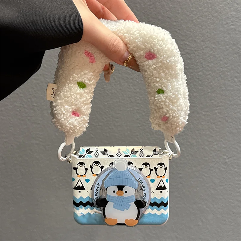 Cute penguin magnetic stand case for Samsung Z Flip7 6 5 OPPO Find N2 Flip N3 Flip/Xiaomi Mix Flip2 Case Kawai Leather Cover
Cute penguin magnetic stand case for Samsung Z Flip7 6 5 OPPO Find N2 Flip N3 Flip/Xiaomi Mix Flip2 Case Kawai Leather Cover