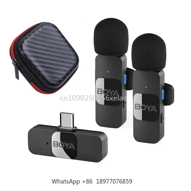 BY-V1 Professional Wireless Lavalier Mini Microphone Suitable By-v2 For Mobile Android Live Game Recording Interview
BY-V1 Professional Wireless Lavalier Mini Microphone Suitable By-v2 For Mobile Android Live Game Recording Interview