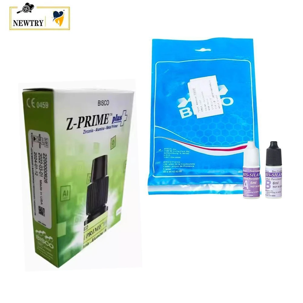 3 Types BISCO Porcelain Treatment Material Z-Prime Plus Zirconia Alumina Metal Primer Ceramic Adhesive Restoration Silane Agent
3 Types BISCO Porcelain Treatment Material Z-Prime Plus Zirconia Alumina Metal Primer Ceramic Adhesive Restoration Silane Agent