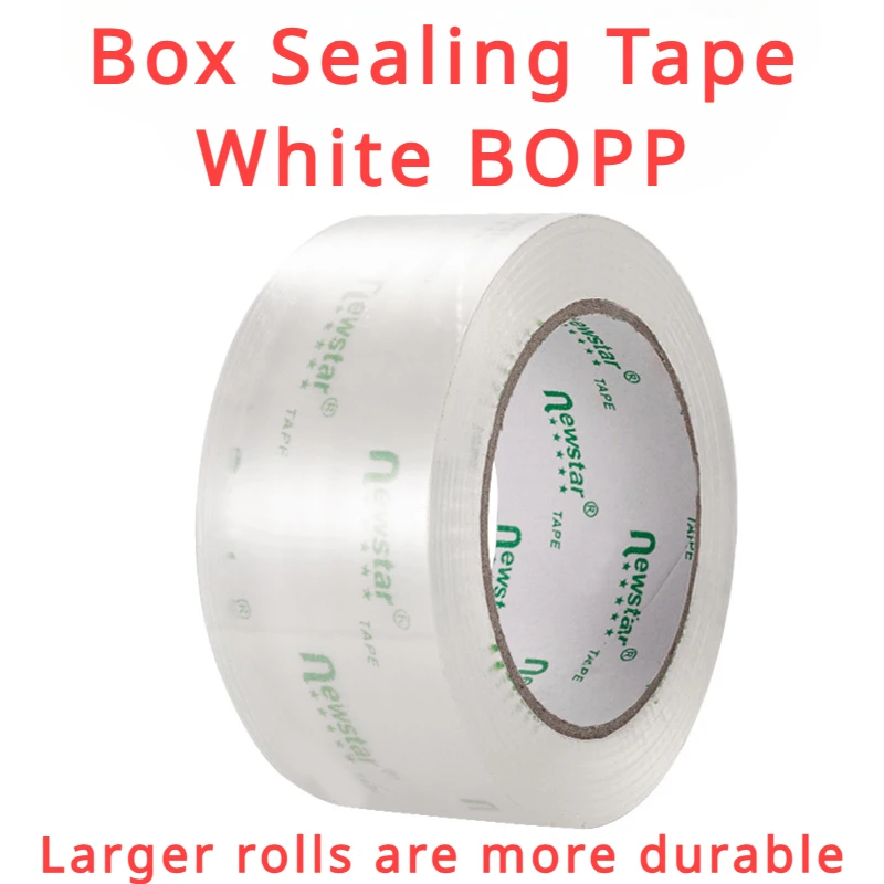 Transparent Tape Roll Width 4.8cm1.89inch Plastic High Adhesive Sealing Tape Sealing Large Thickened Widened Express Packing
Transparent Tape Roll Width 4.8cm1.89inch Plastic High Adhesive Sealing Tape Sealing Large Thickened Widened Express Packing