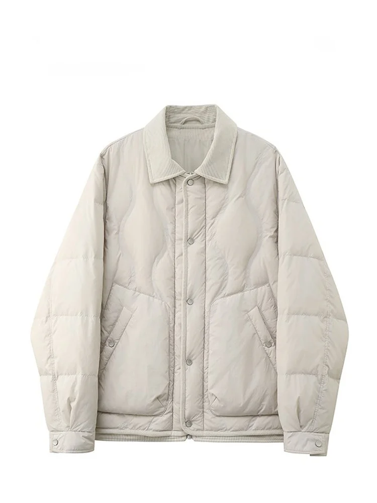 Мужская повседневная легкая теплая короткая пуховая куртка для осени и зимы, новая модная модель с воротником-стойкой, защита от холода, верхняя одежда
Мужская повседневная легкая теплая короткая пуховая куртка для осени и зимы, новая модная модель с воротником-стойкой, защита от холода, верхняя одежда