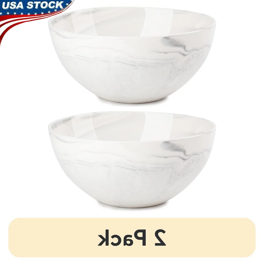 2 Pack Stoneware Bowl Microwave Dishwasher Freezer Safe Oven Safe Elegant Grey Marble Collection Utility Kitchen Serveware
2 Pack Stoneware Bowl Microwave Dishwasher Freezer Safe Oven Safe Elegant Grey Marble Collection Utility Kitchen Serveware