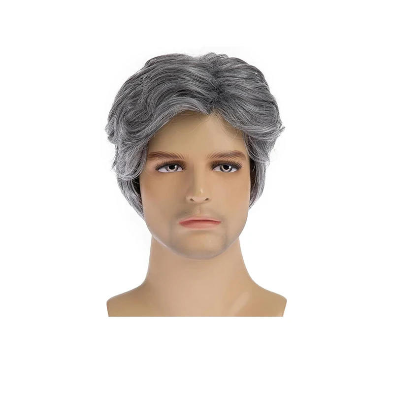 Clearance Sale: 6-Inch Mixed Grey Synthetic Wig, Natural And Realistic, With Side Bangs, Suitable For Men'S Daily Parties
Clearance Sale: 6-Inch Mixed Grey Synthetic Wig, Natural And Realistic, With Side Bangs, Suitable For Men'S Daily Parties