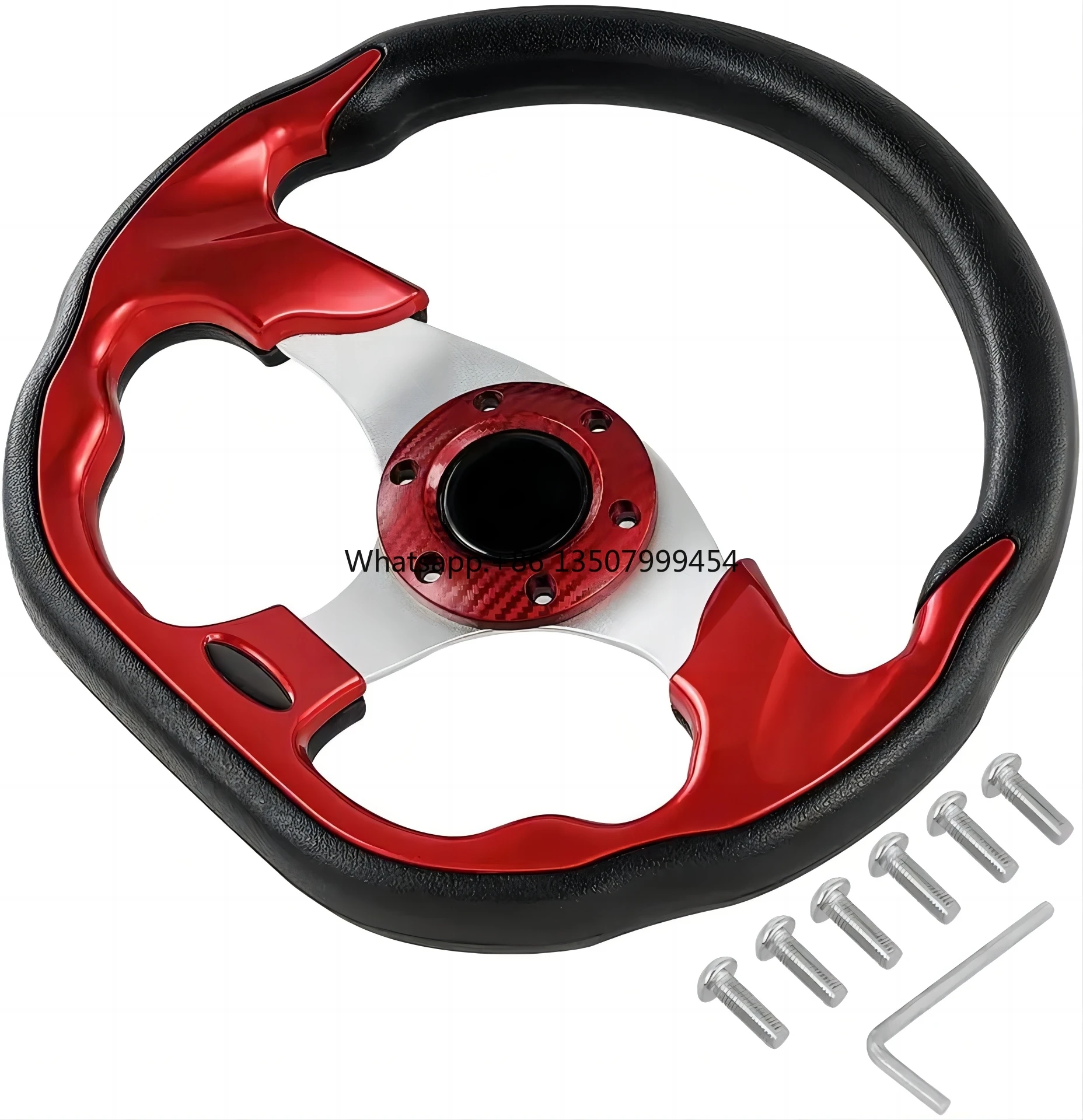 Professional Manufacturer Non-slip 14 Inches Sports Leather Golf Cart Steering Wheel
Professional Manufacturer Non-slip 14 Inches Sports Leather Golf Cart Steering Wheel