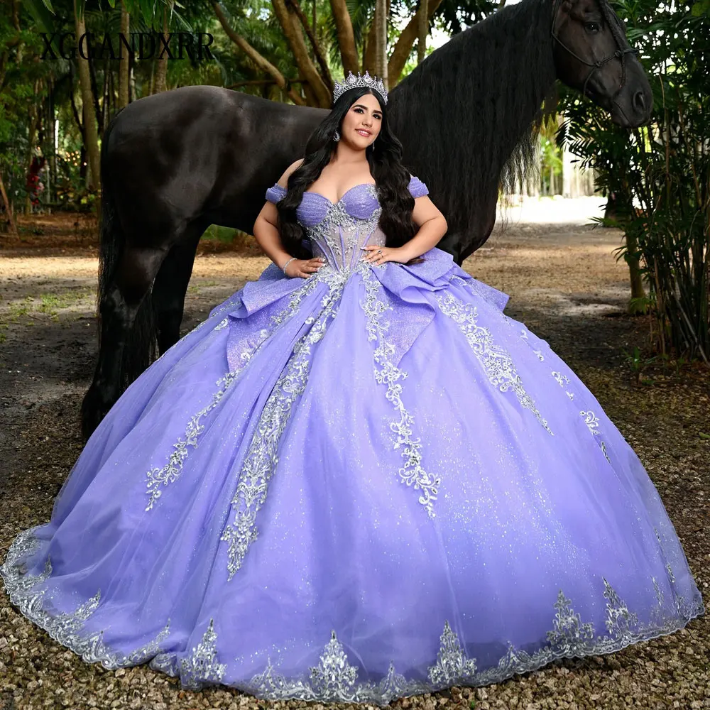 Customized Lavender Purple 15 Years Quinceanera Dresses 2026 Ball Gown Applique Mexican Birthday Dress vestidos xv años Luxury
Customized Lavender Purple 15 Years Quinceanera Dresses 2026 Ball Gown Applique Mexican Birthday Dress vestidos xv años Luxury