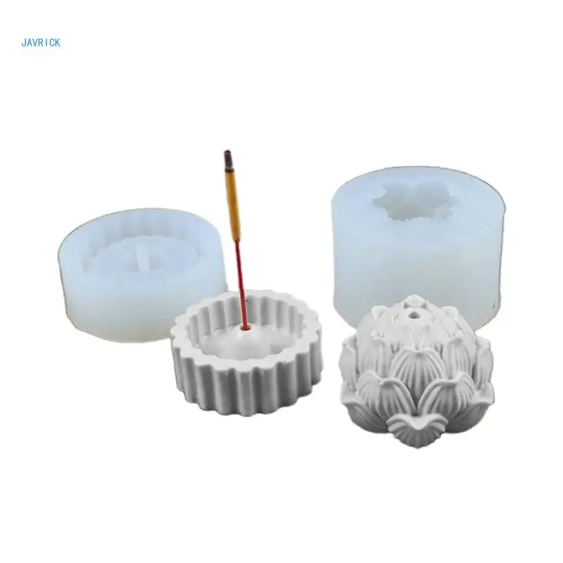 2Pcs Lotus Incense Silicone Molds for Epoxy Casting Incense Holder Storage Resin Mold Display Decor Crafts
2Pcs Lotus Incense Silicone Molds for Epoxy Casting Incense Holder Storage Resin Mold Display Decor Crafts