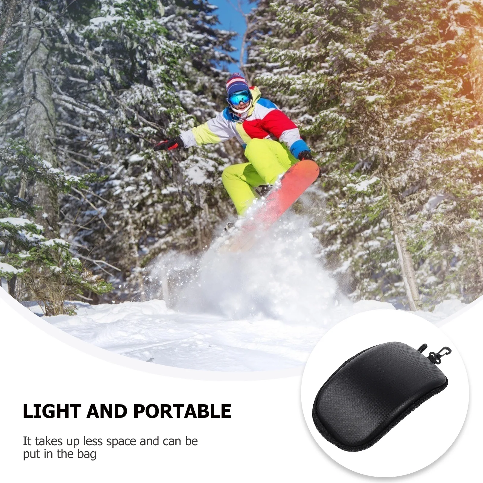 1 шт., коробка для лыжных очков, водонепроницаемый противоударный чехол для хранения очков для сноуборда, большая емкость, портативная застежка-молния
1 шт., коробка для лыжных очков, водонепроницаемый противоударный чехол для хранения очков для сноуборда, большая емкость, портативная застежка-молния