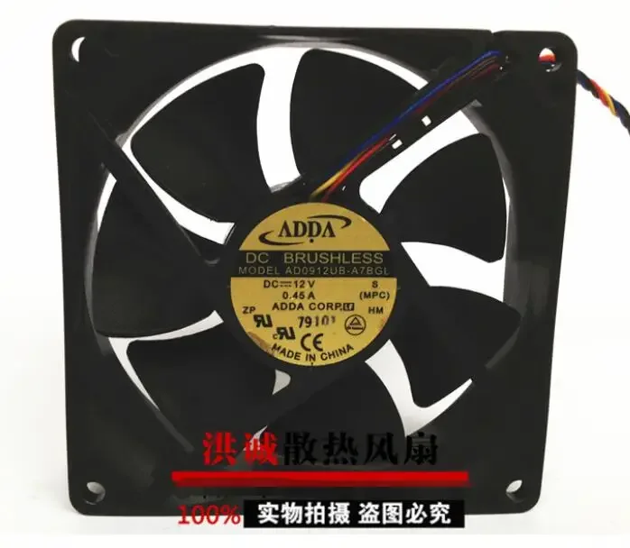 Ltsf For ADDA AD0912UB-A7BGL DC 12V 0.45A 90x90x25mm 4-Wire Server Cooling Fan 9cm
Ltsf For ADDA AD0912UB-A7BGL DC 12V 0.45A 90x90x25mm 4-Wire Server Cooling Fan 9cm