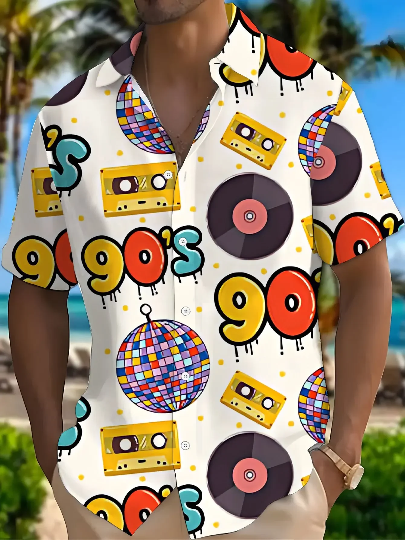 Summer High Street Tropical Print Men's Hawaiian Shirt Casual Man Short Sleeve Fashion Streetwear Holiday Party Outfits
Summer High Street Tropical Print Men's Hawaiian Shirt Casual Man Short Sleeve Fashion Streetwear Holiday Party Outfits