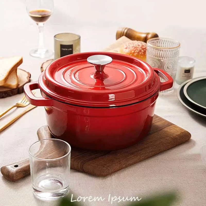Enameled Cast Iron Stew Pot Housewarming Wedding Gift Home Soup Casserole Non Stick Heat Locking Micro Pressure for Home Kitchen
Enameled Cast Iron Stew Pot Housewarming Wedding Gift Home Soup Casserole Non Stick Heat Locking Micro Pressure for Home Kitchen