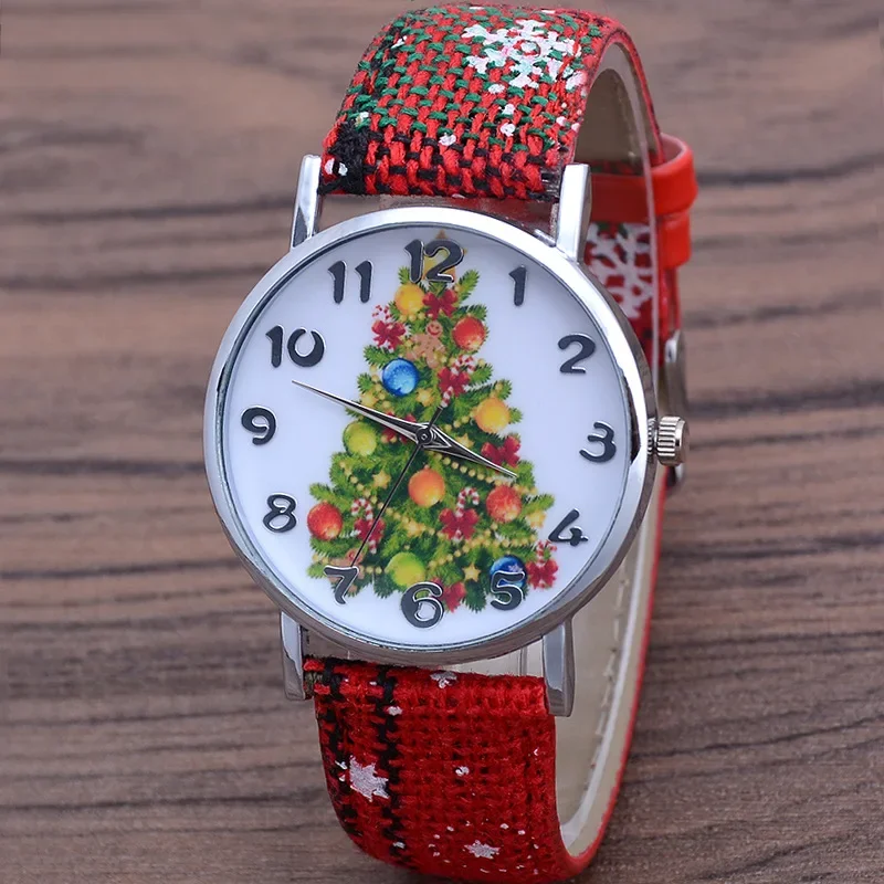 Christmas Tree Women Watches Casual Quartz Wristwatches Leather Strap Quartz Watches Cute Ladies Watch Gift Reloj Mujer
Christmas Tree Women Watches Casual Quartz Wristwatches Leather Strap Quartz Watches Cute Ladies Watch Gift Reloj Mujer