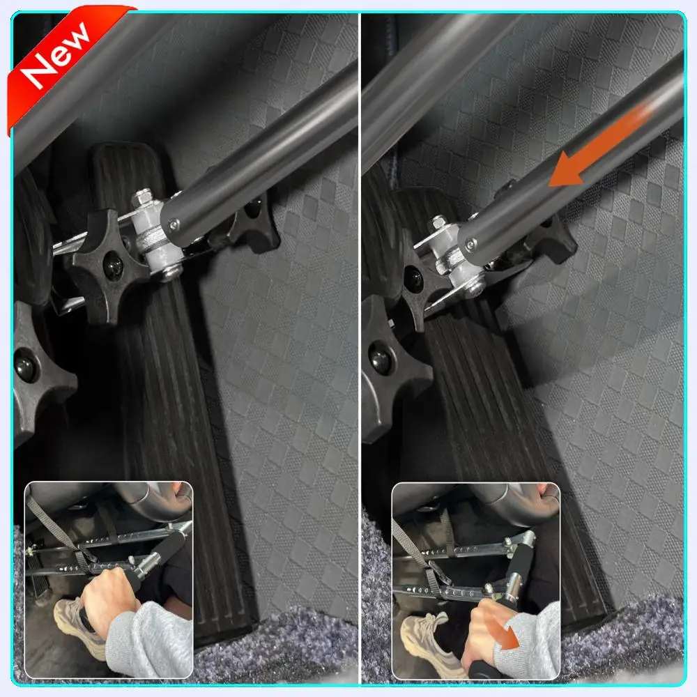 Handicap Driver Hand Control Adjustable Length Portable Car Hand Controls Handicapped Driving Aids for Disabled Drivers