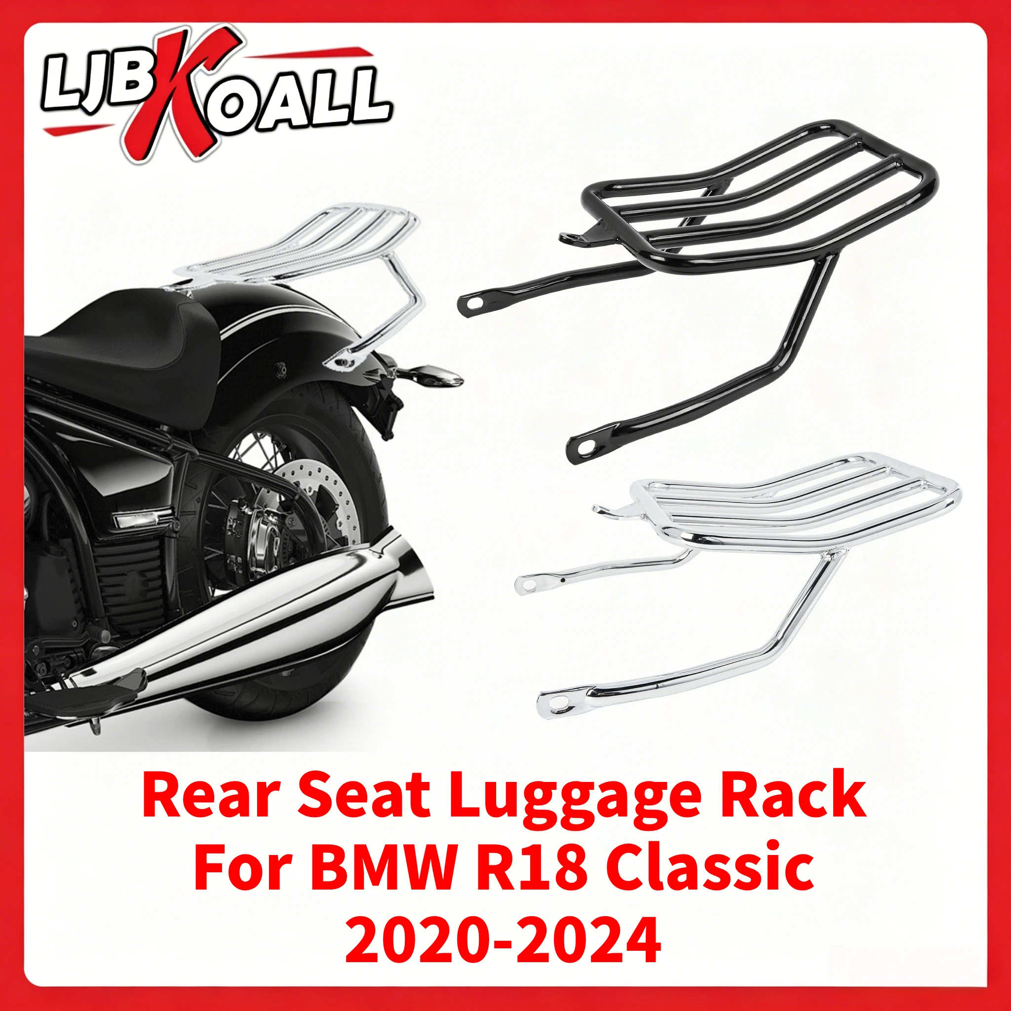 R18 Motorcycle Accessories Rear Seat Luggage Rack Rear Bracket For BMW R18 Classic 2020-2024 2023 22 Carrier Case Support Holder
R18 Motorcycle Accessories Rear Seat Luggage Rack Rear Bracket For BMW R18 Classic 2020-2024 2023 22 Carrier Case Support Holder