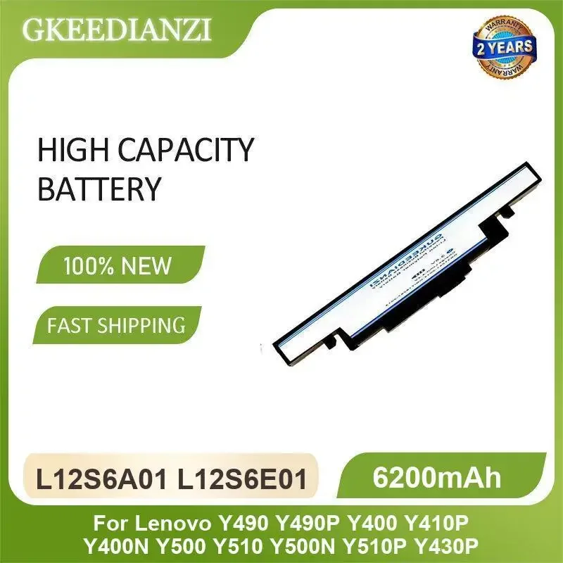 L12S6A01 L12S6E01 Аккумулятор для ноутбука Lenovo Y490 Y490P Y400 Y410P Y400N Y500 Y510 Y500N Y510P Y430P 6200 мАч Высокая емкость
L12S6A01 L12S6E01 Аккумулятор для ноутбука Lenovo Y490 Y490P Y400 Y410P Y400N Y500 Y510 Y500N Y510P Y430P 6200 мАч Высокая емкость