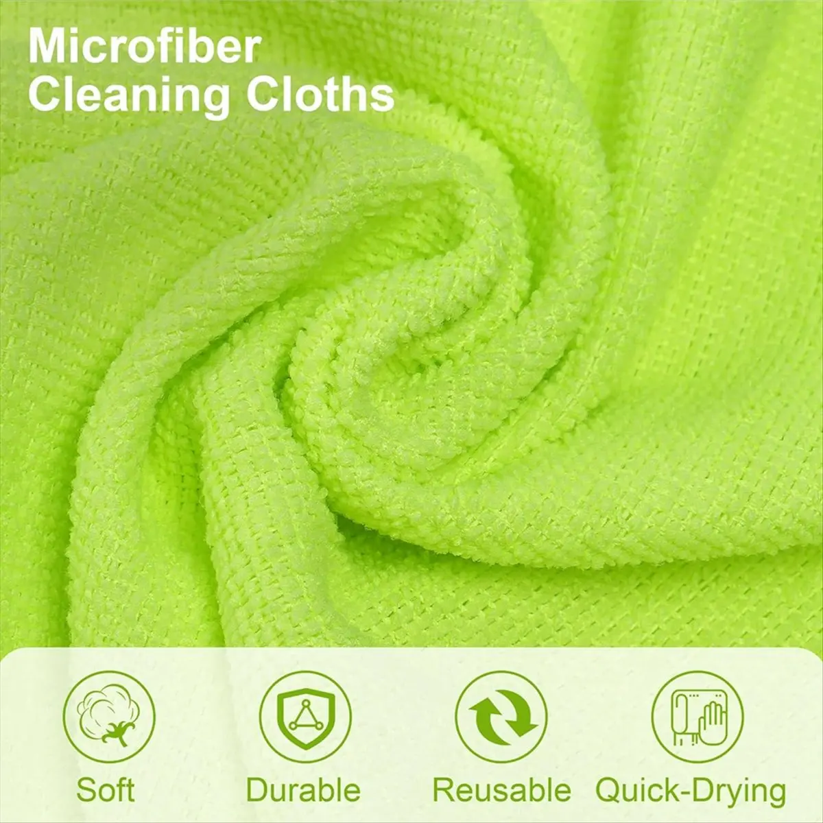 KSOL Microfiber Cleaning Cloth Roll,Reusable Tear Away Microfiber Towels,Washable Ultra Absorbent Rags 2 Roll Green
KSOL Microfiber Cleaning Cloth Roll,Reusable Tear Away Microfiber Towels,Washable Ultra Absorbent Rags 2 Roll Green