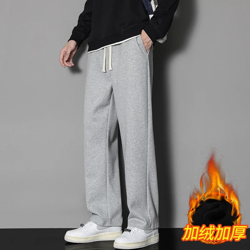 Winter Warm Fleece Pants Men 2023 Thick Casual Thermal Sweatpants Male Trousers Brand High Quality Fashion Men Joggers
Winter Warm Fleece Pants Men 2023 Thick Casual Thermal Sweatpants Male Trousers Brand High Quality Fashion Men Joggers