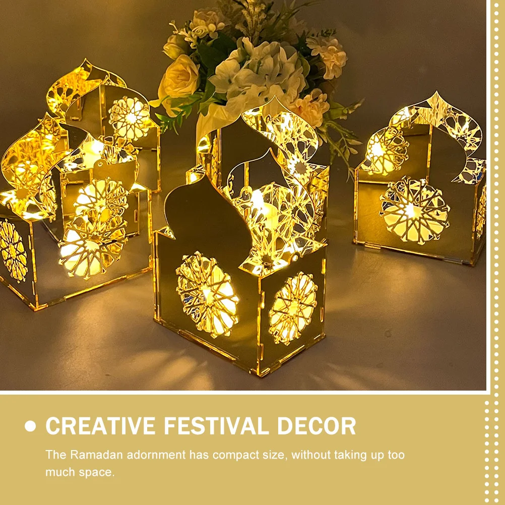 1Set Creative Eid Mirror Decor Ramadan Acrylic Ornament Exquisite Festival Scene Decoration Home Use Eid Ornament
1Set Creative Eid Mirror Decor Ramadan Acrylic Ornament Exquisite Festival Scene Decoration Home Use Eid Ornament
