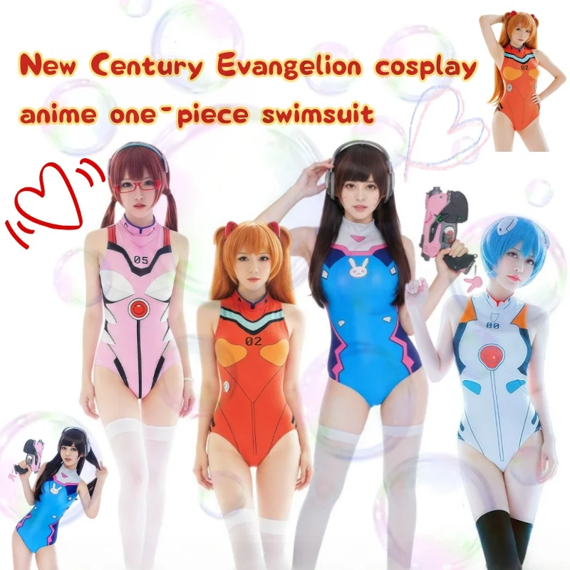 New Century Evangelion Super Cute EVA Cosplay Swimsuit Ayanami Asuka DVA Same Anime One Piece Swimsuit
New Century Evangelion Super Cute EVA Cosplay Swimsuit Ayanami Asuka DVA Same Anime One Piece Swimsuit