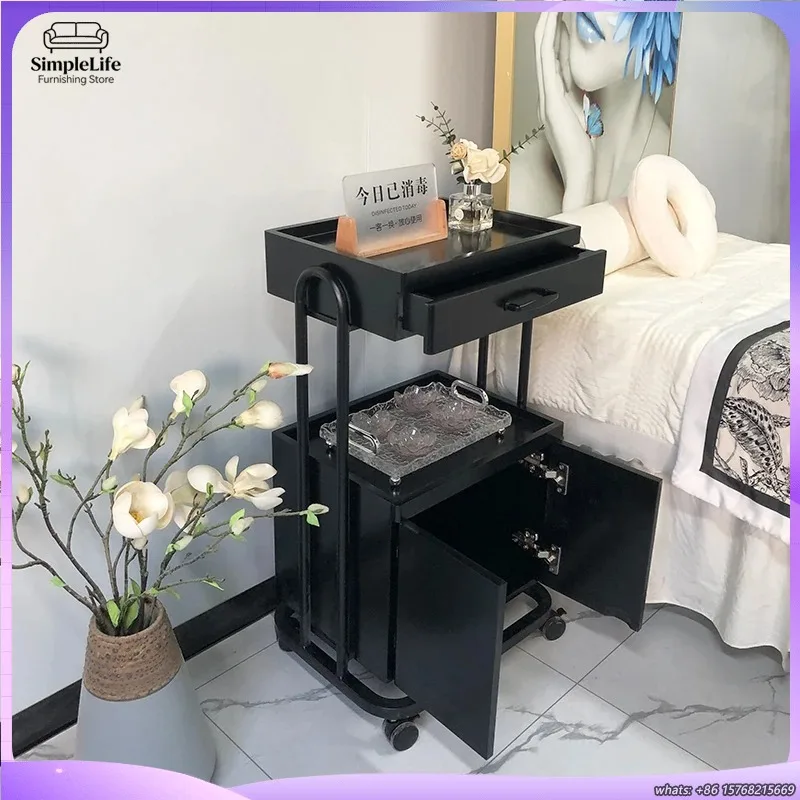Luxury Salon Trolley Modern Hairdressing Cart Stylish Beauty Organizer Rolling Storage Trolley for Barber Shop Spa Clinic
Luxury Salon Trolley Modern Hairdressing Cart Stylish Beauty Organizer Rolling Storage Trolley for Barber Shop Spa Clinic