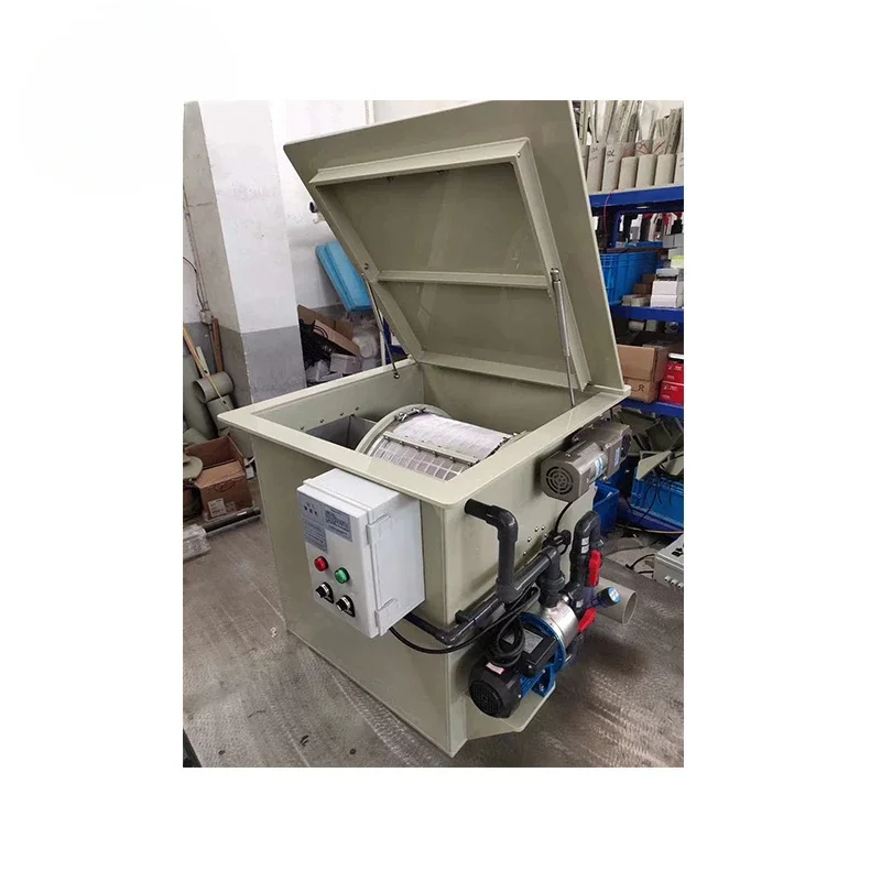 Aquaculture/fish pond wastewater treatment integrated drum water treatment microfilter 10t/h
Aquaculture/fish pond wastewater treatment integrated drum water treatment microfilter 10t/h