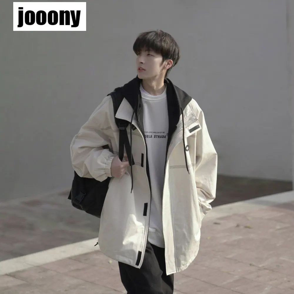 2022 New Autumn winter Fashion casual trendbaseball jacket fake two-piece hooded jacket for men Korean Streetwear stytle loose
2022 New Autumn winter Fashion casual trendbaseball jacket fake two-piece hooded jacket for men Korean Streetwear stytle loose