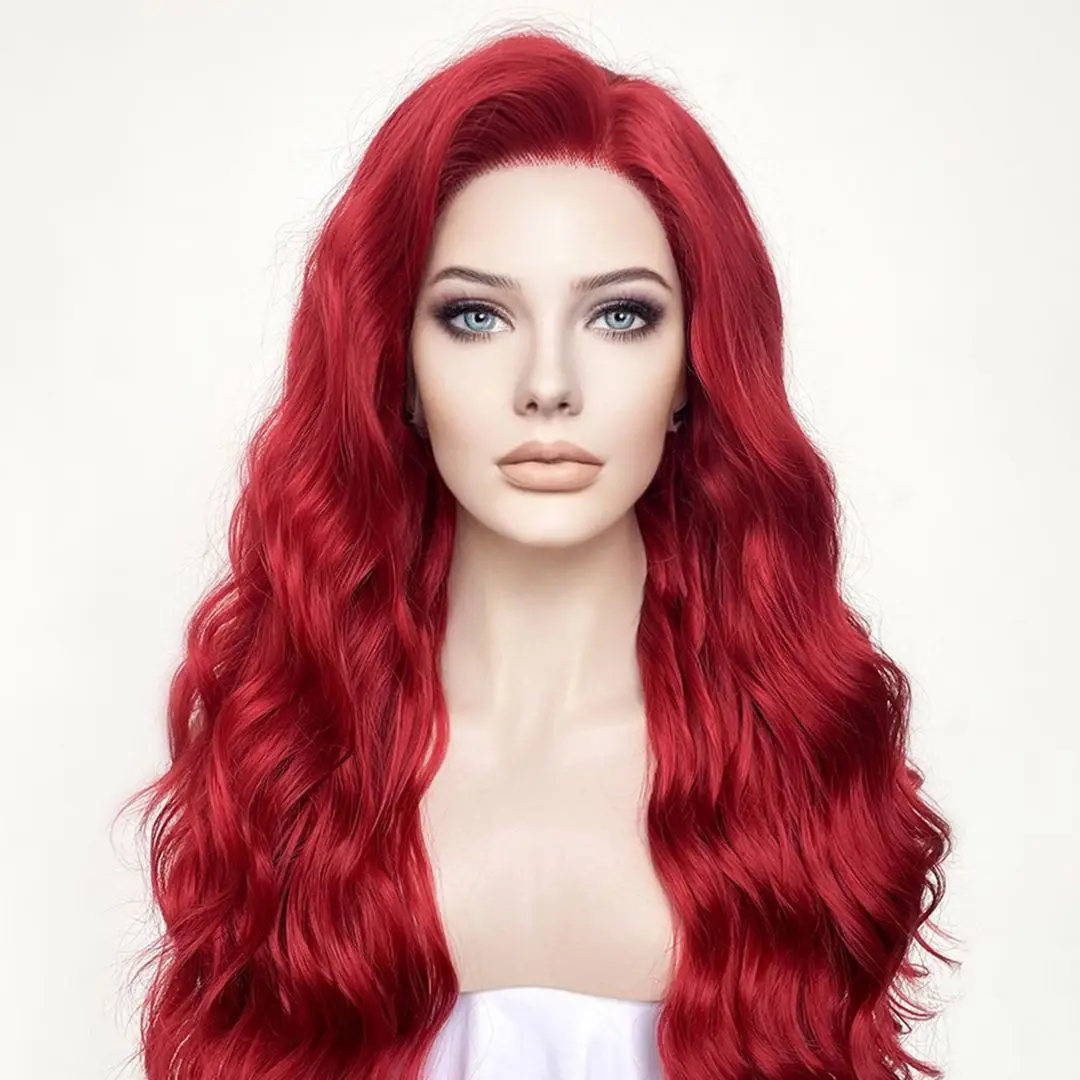 Red Hair Body Wave Transparent Daily Wear Synthetic Hair Wigs for Black Women Glueless 180density Long 13x4 Lace Front Wigs
Red Hair Body Wave Transparent Daily Wear Synthetic Hair Wigs for Black Women Glueless 180density Long 13x4 Lace Front Wigs