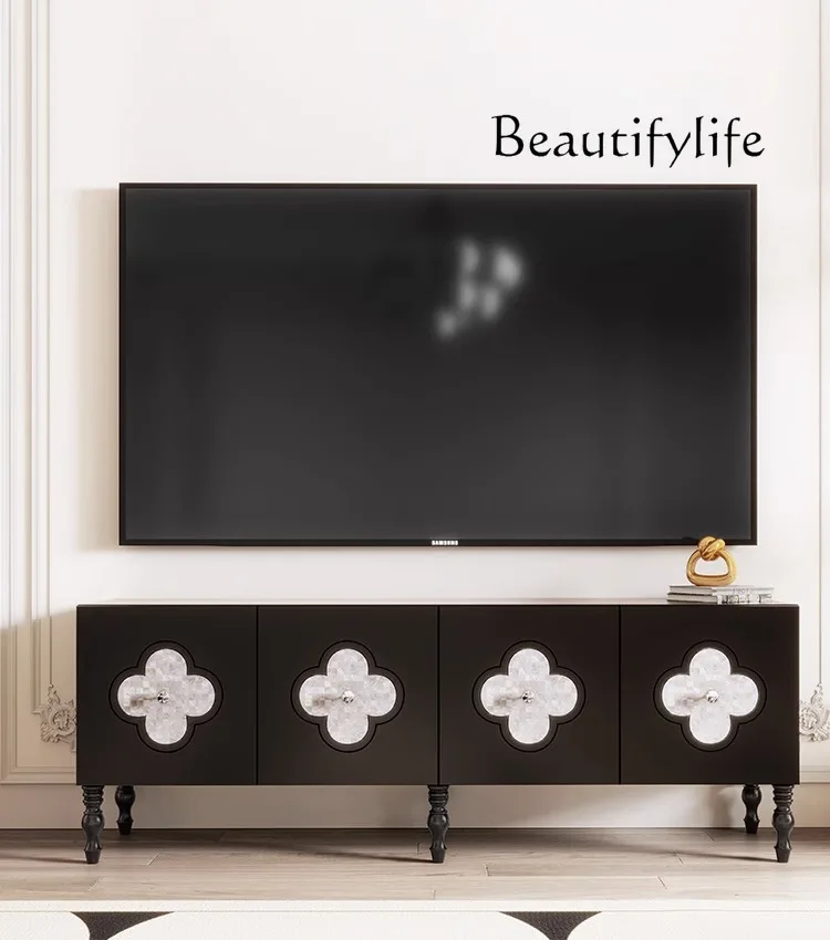 French Medieval Solid Wood TV Cabinet Creative Retro Small Apartment Living Room Decoration Storage Cabinet
French Medieval Solid Wood TV Cabinet Creative Retro Small Apartment Living Room Decoration Storage Cabinet