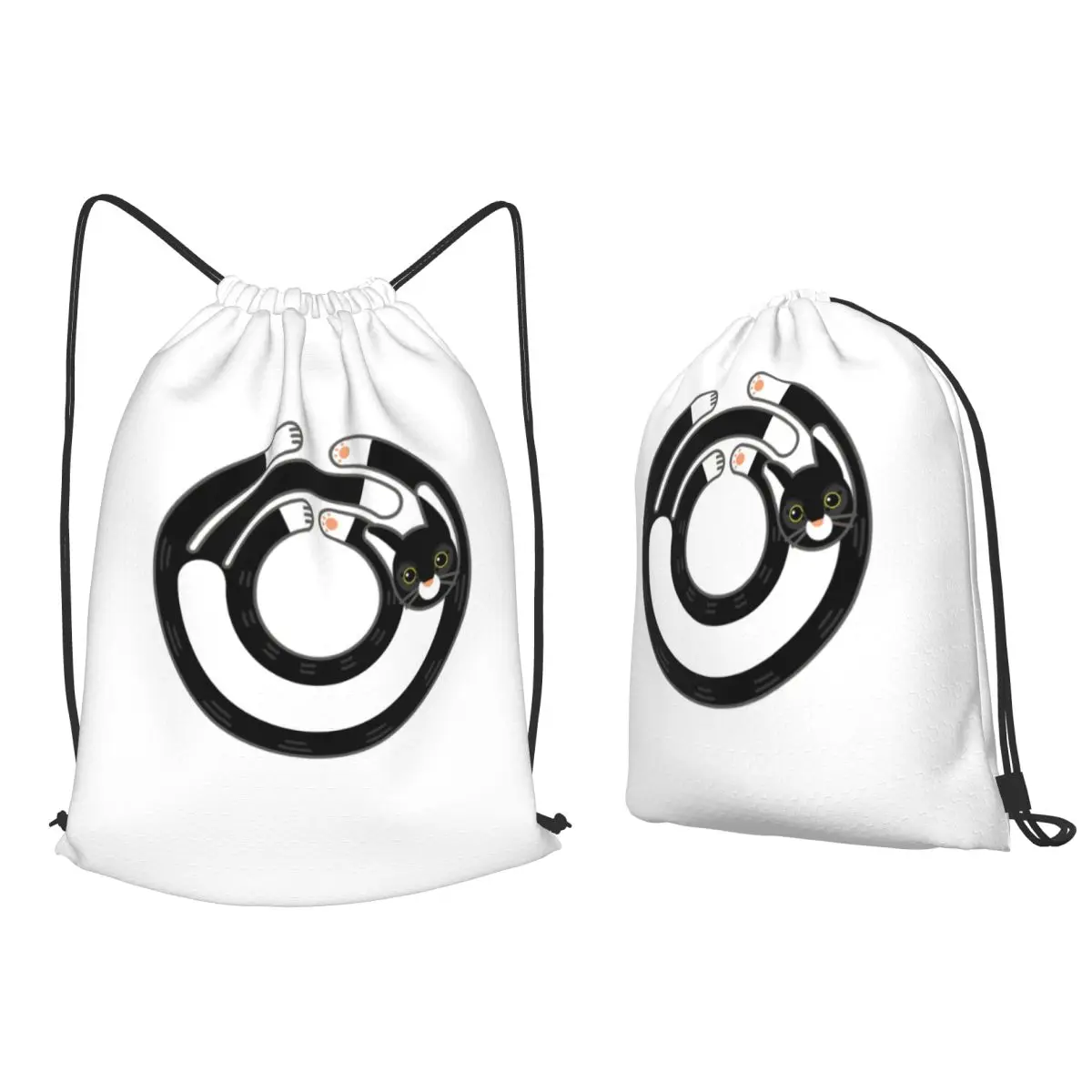 Black Cat Backpacks Casual Drawstring Bags Sundries Bag Book Bags for Man Woman School
Black Cat Backpacks Casual Drawstring Bags Sundries Bag Book Bags for Man Woman School