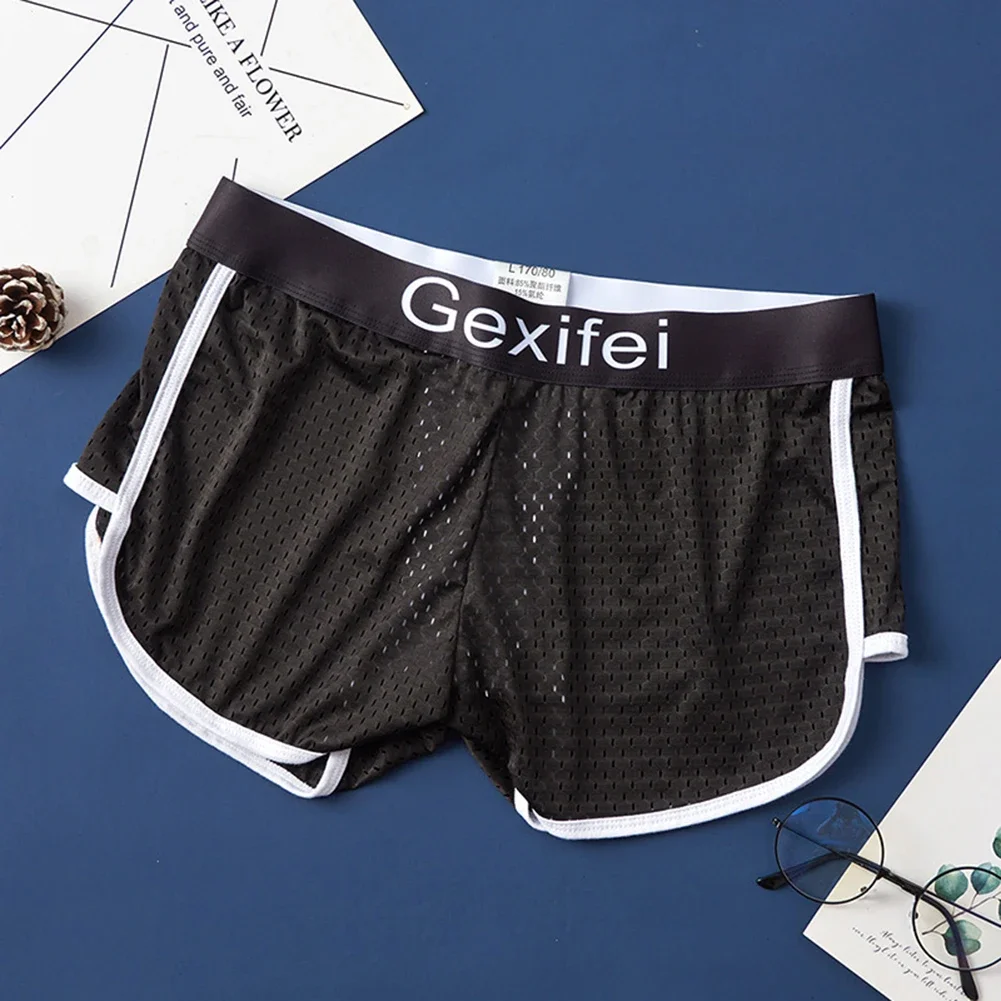 Sexy Men's Panties Mesh Breathable Ice Silk Seamless Boxer Shorts And Underpants Briefs Pouch Underwear Trunks Boxers Man Pack
Sexy Men's Panties Mesh Breathable Ice Silk Seamless Boxer Shorts And Underpants Briefs Pouch Underwear Trunks Boxers Man Pack