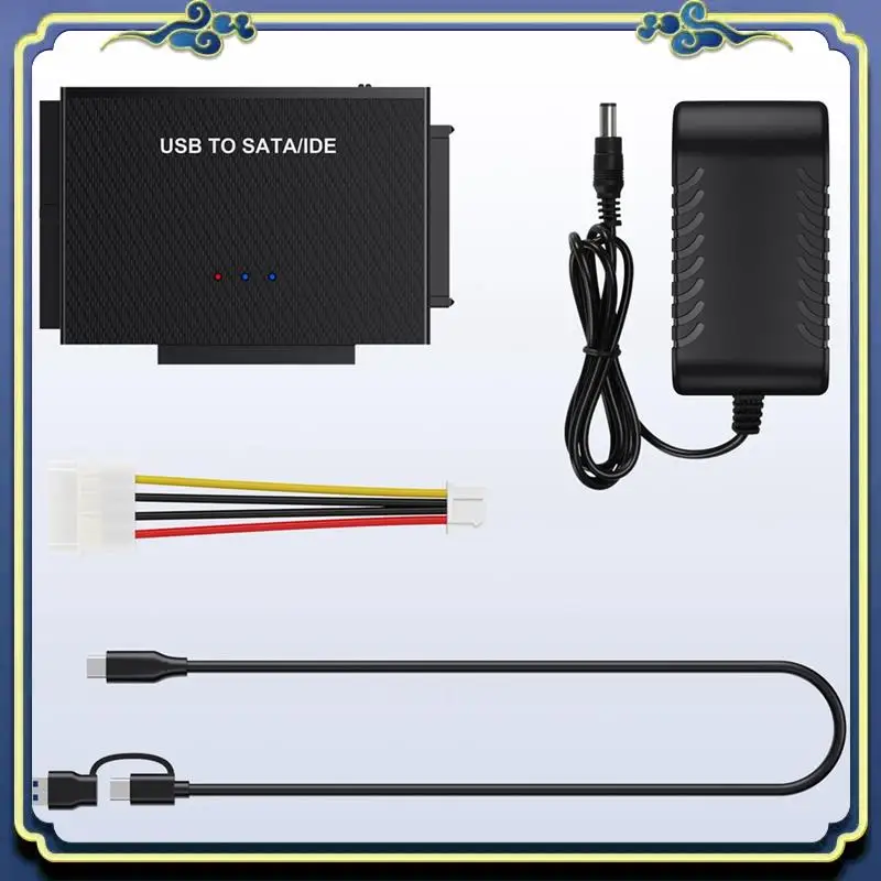 Портативный адаптер для жесткого диска TYPE-C USB3.1 к SATA IDE Easy Drive, набор кабелей-адаптеров 2,5 дюйма, 3,5 комплекта кабелей с вилкой стандарта США
Портативный адаптер для жесткого диска TYPE-C USB3.1 к SATA IDE Easy Drive, набор кабелей-адаптеров 2,5 дюйма, 3,5 комплекта кабелей с вилкой стандарта США